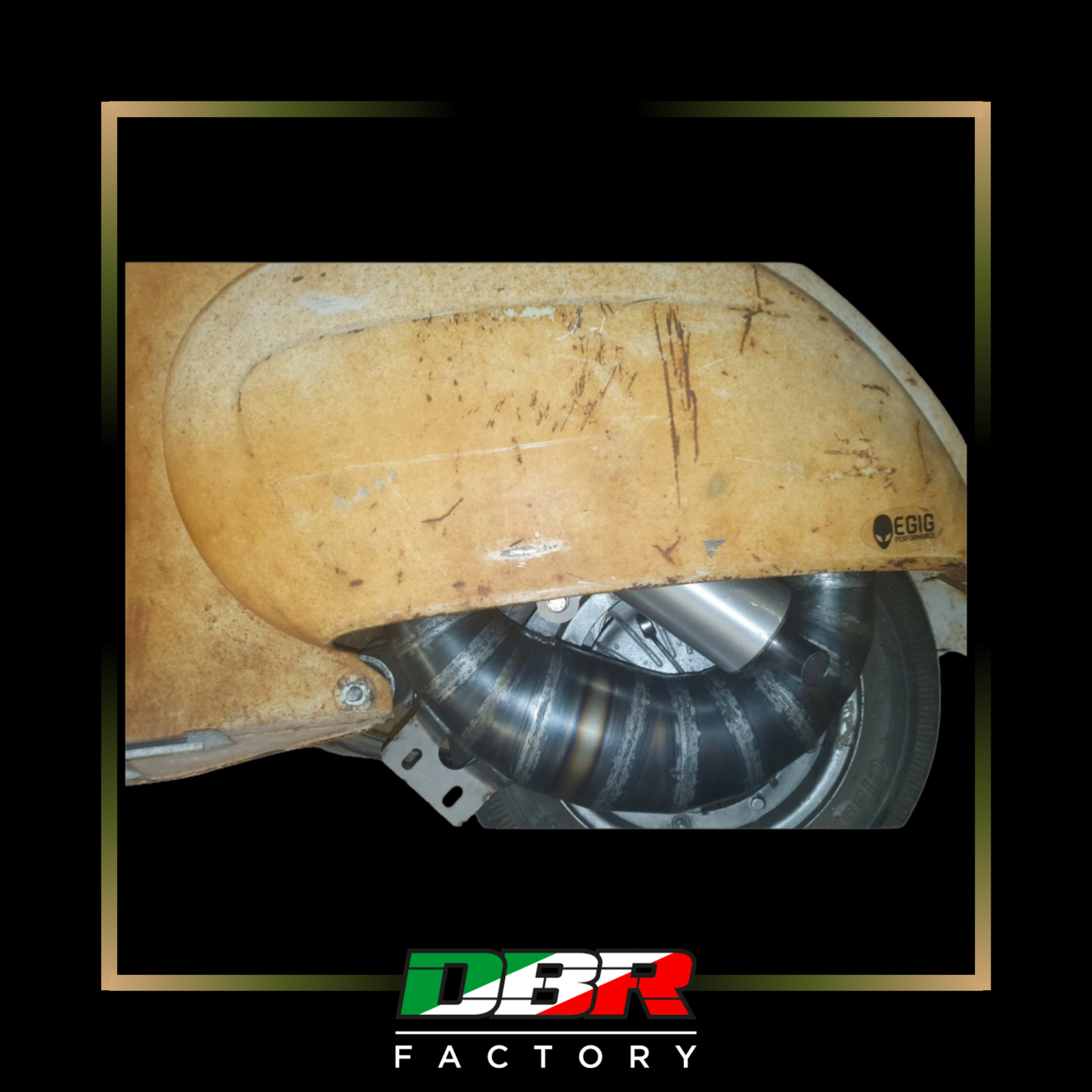 Marmitta Vespa DBR Mamba "S" - DBR Factory