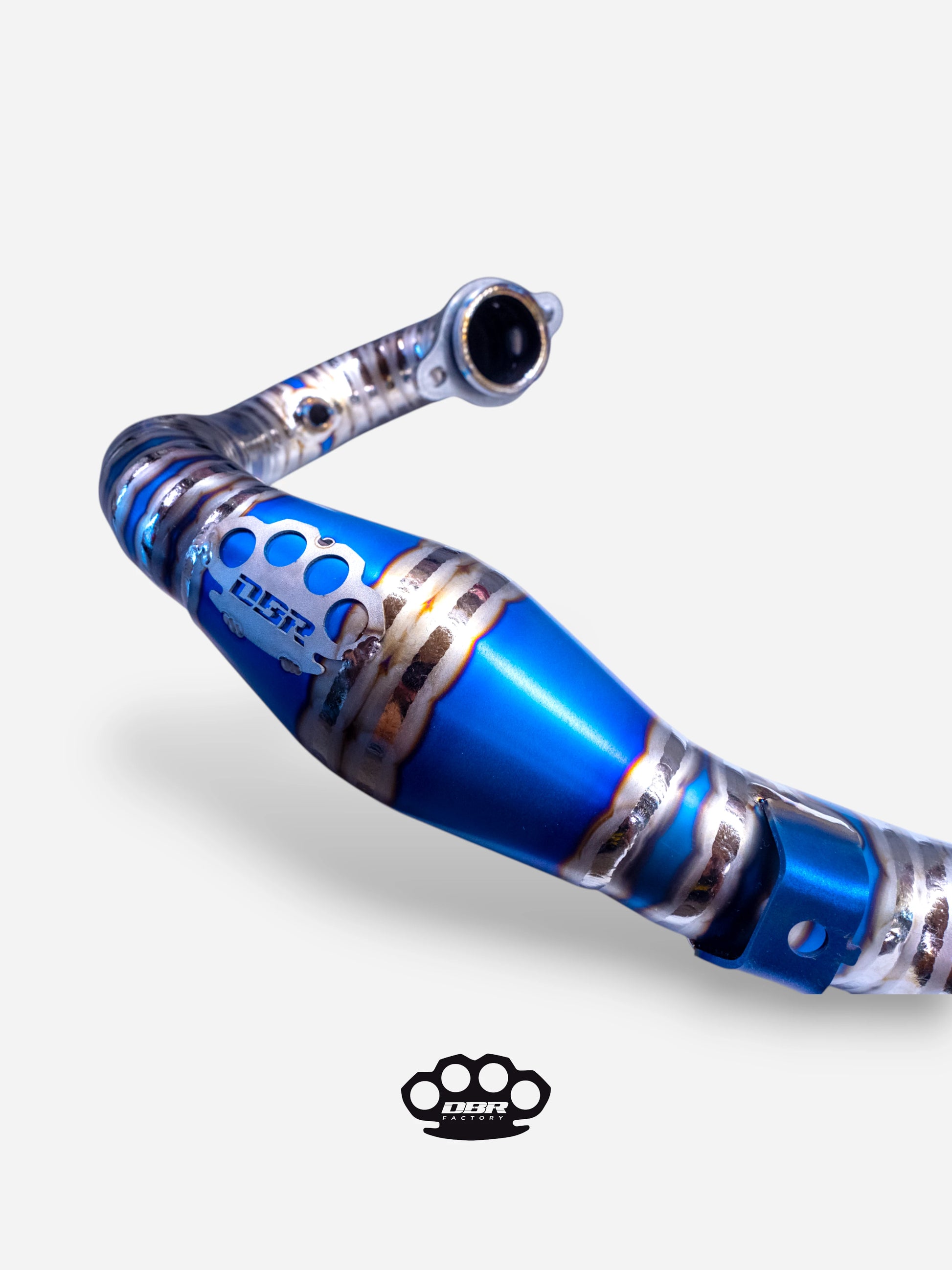 Collettore di Scarico DBR 4T Titanium - KTM SMC 2008-2014, Husqvarna 701 2016-2024, Gas Gas ES/SM 700 2022-2024 - DBR Factory