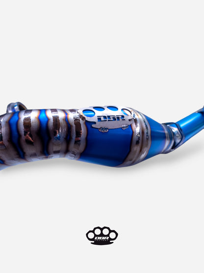 Collettore di Scarico DBR 4T Titanium - KTM SMC 2008-2014, Husqvarna 701 2016-2024, Gas Gas ES/SM 700 2022-2024 - DBR Factory