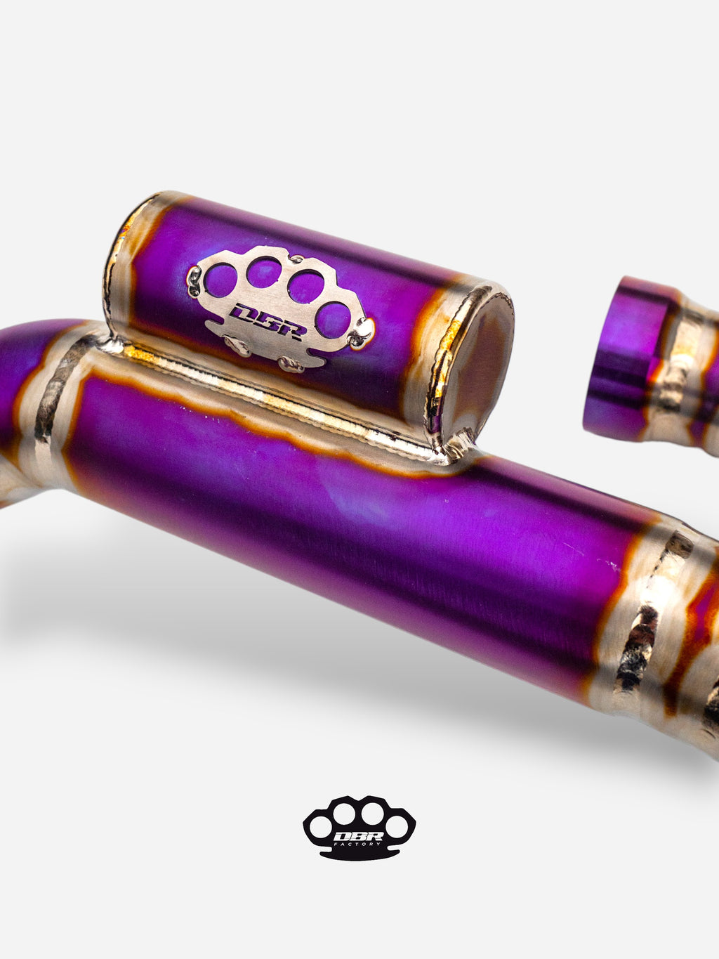 Collettore di Scarico DBR 4T Titanium + Powerbomb - KTM: EXC-F 450 (2020-2023), Husqvarna: 450 FE (2020-2023) e Husqvarna: 501 FE (2020-2023) - DBR Factory