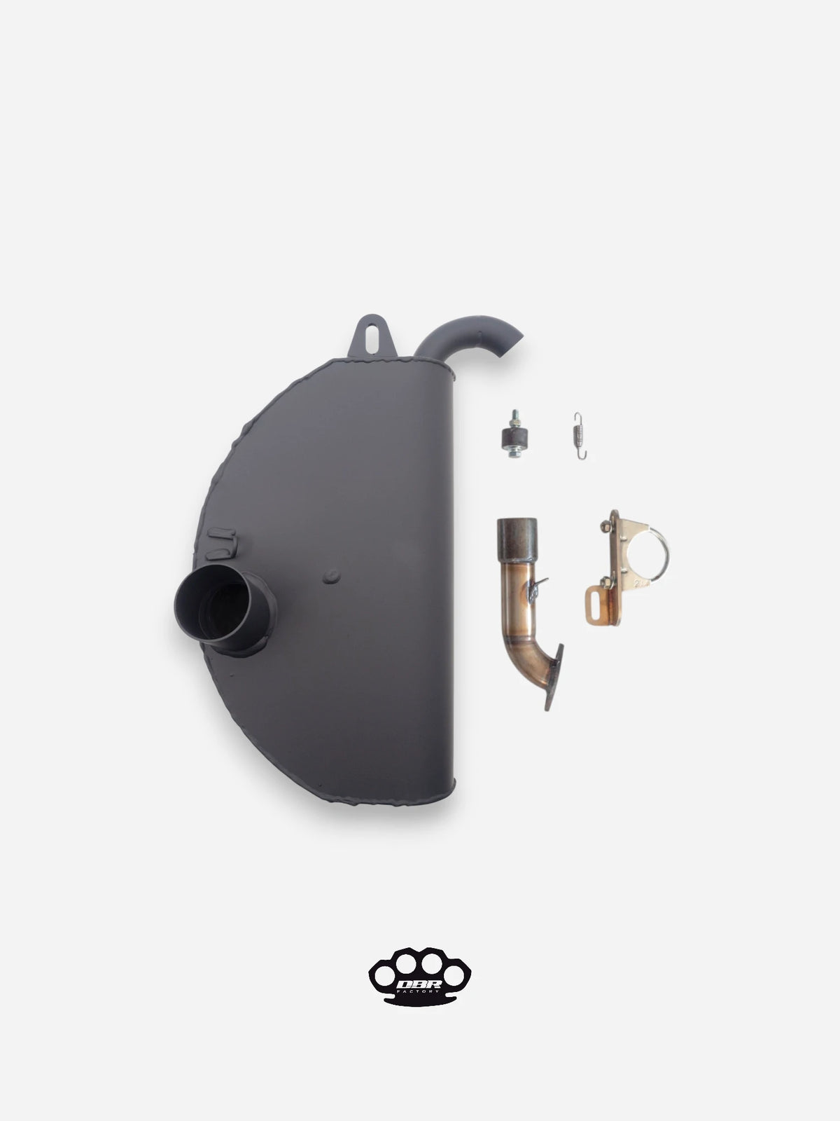 DBR CityBox für Vespa Smallframe 125-190cc Cerakote BLACK Rostschutz