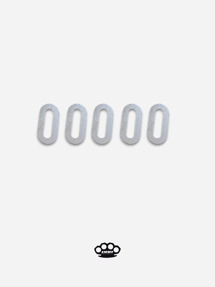 DBR Verstärkungsstreifen für Motorführungsschiene 1,2 mm Set 5 Stück