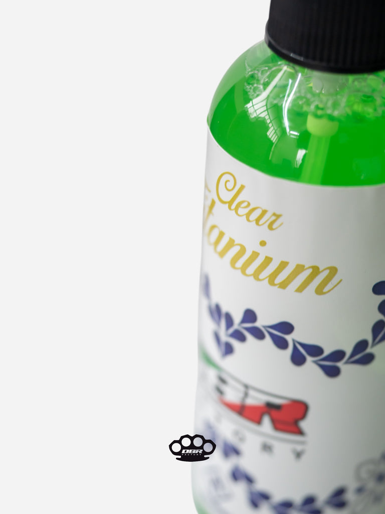 DBR Clear Titanium - Reinigerspray für Auspuffe aus Titan und Stahl
