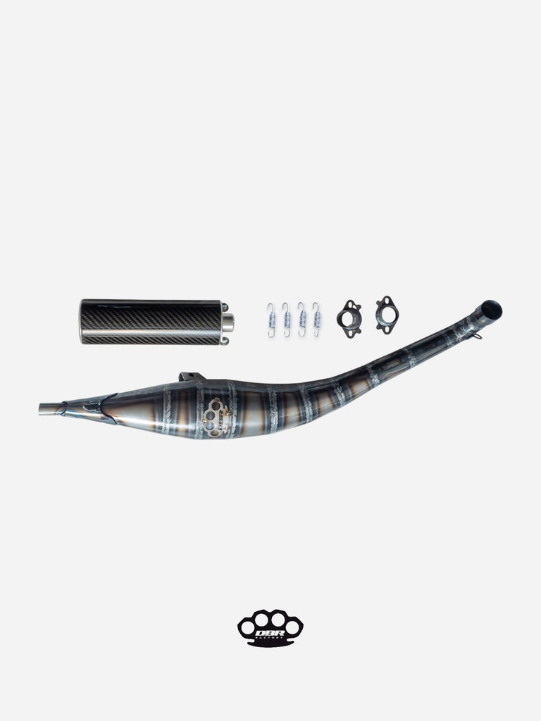 DBR GP01 Auspuff für Simonini 4P - Scooter Zylindergruppen