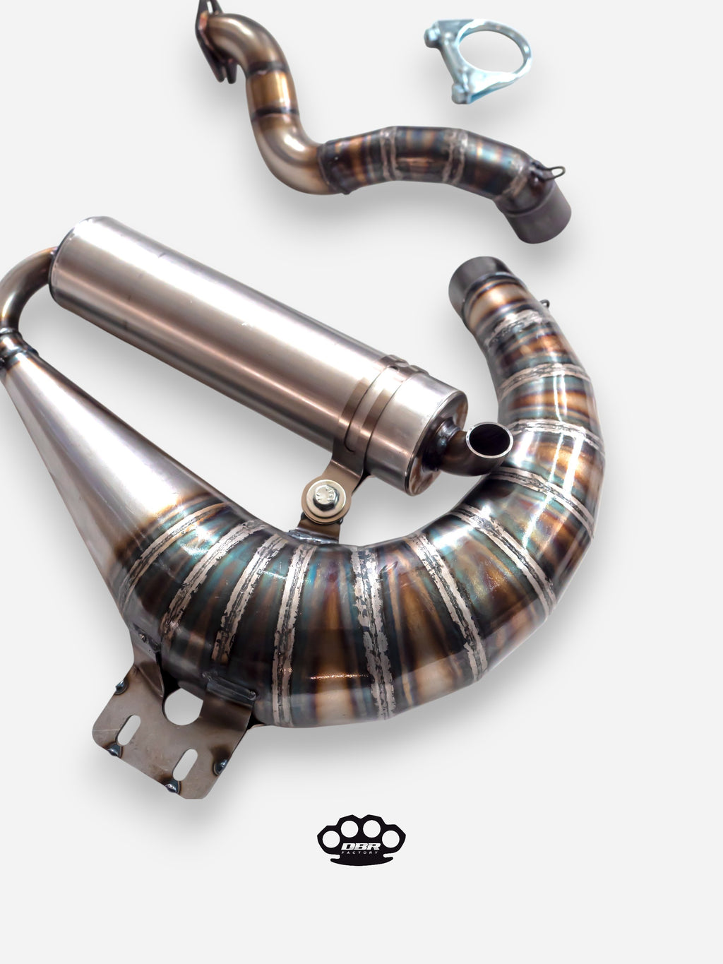 DBR Marmitta Vespa Unisex Curly - DBR Factory