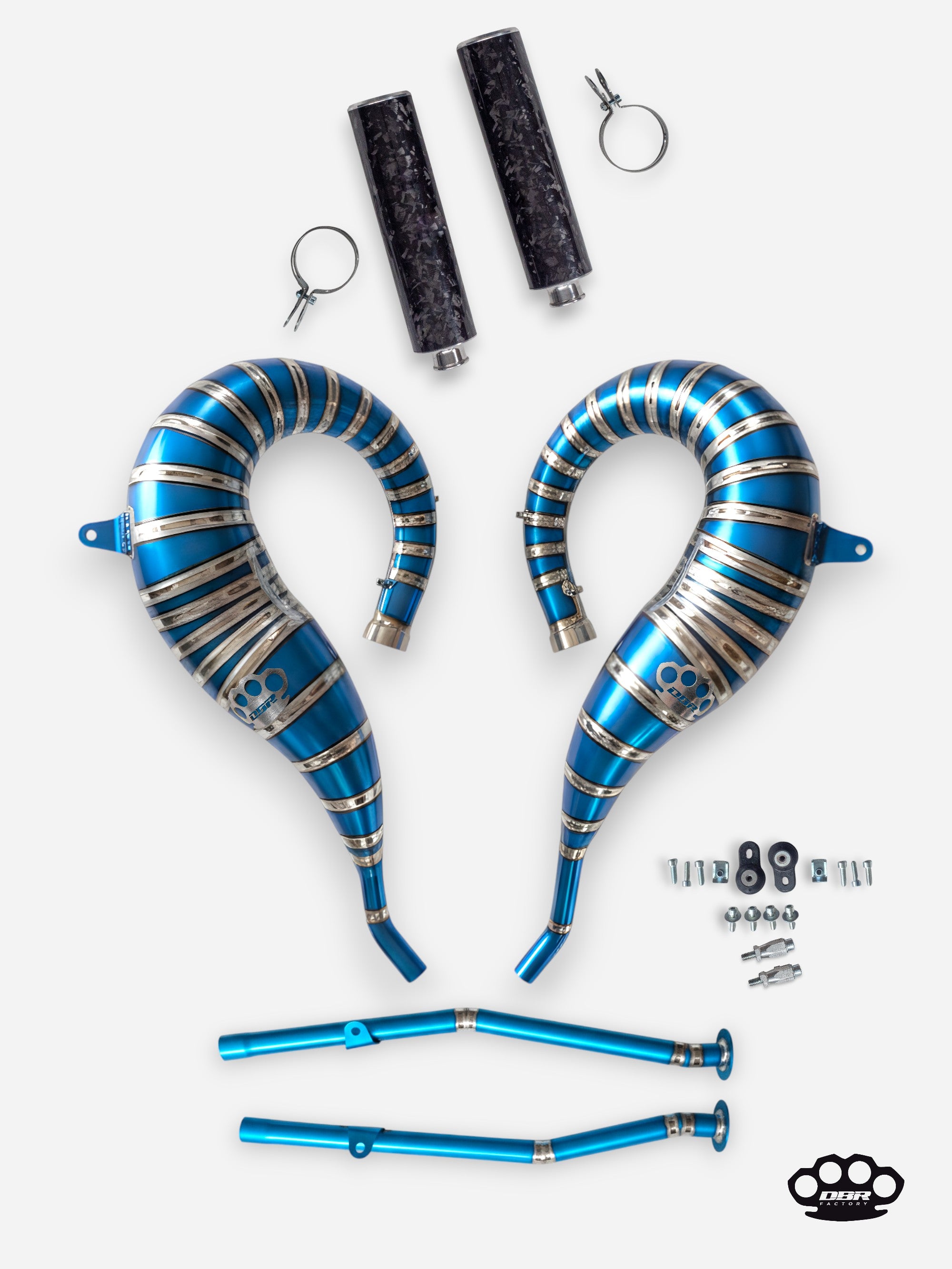 DBR Scarico Completo in Titanio per YAMAHA BANSHEE 350CC ATV 1988–2009 - DBR Factory