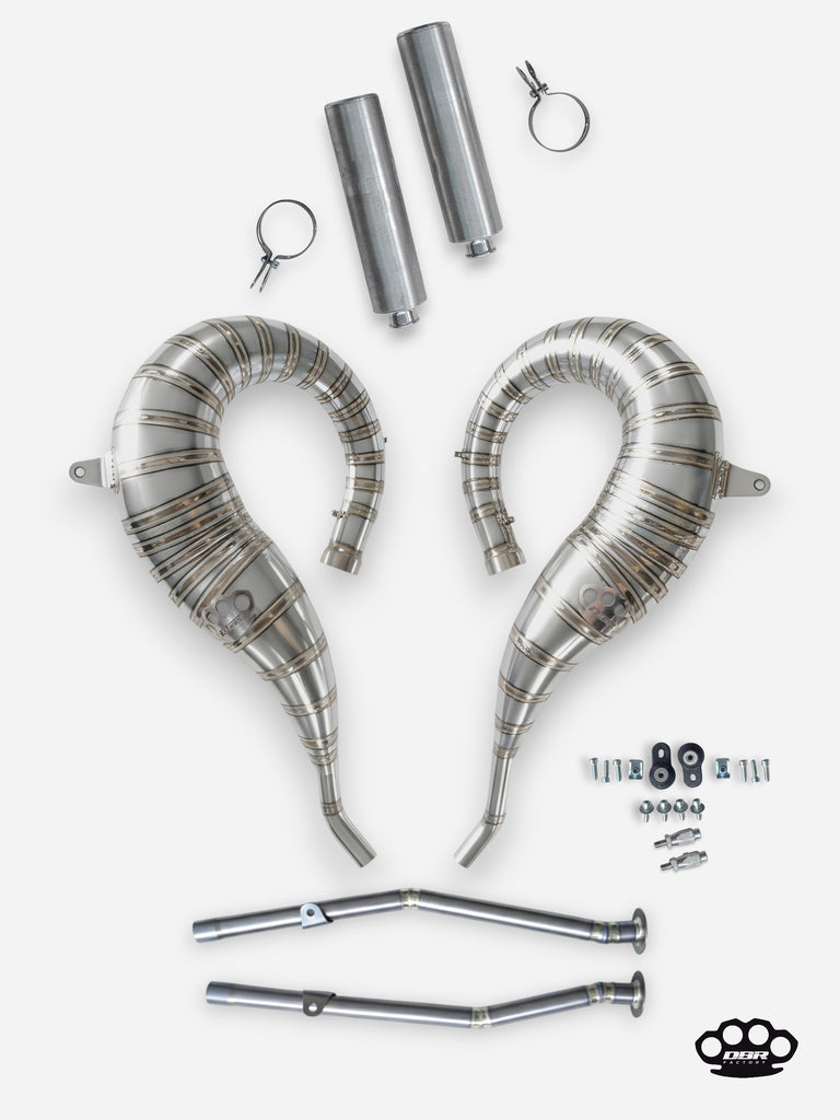 DBR Titan Komplettauspuff - Yamaha Banshee 350 1988-2009 | 350cc-470cc