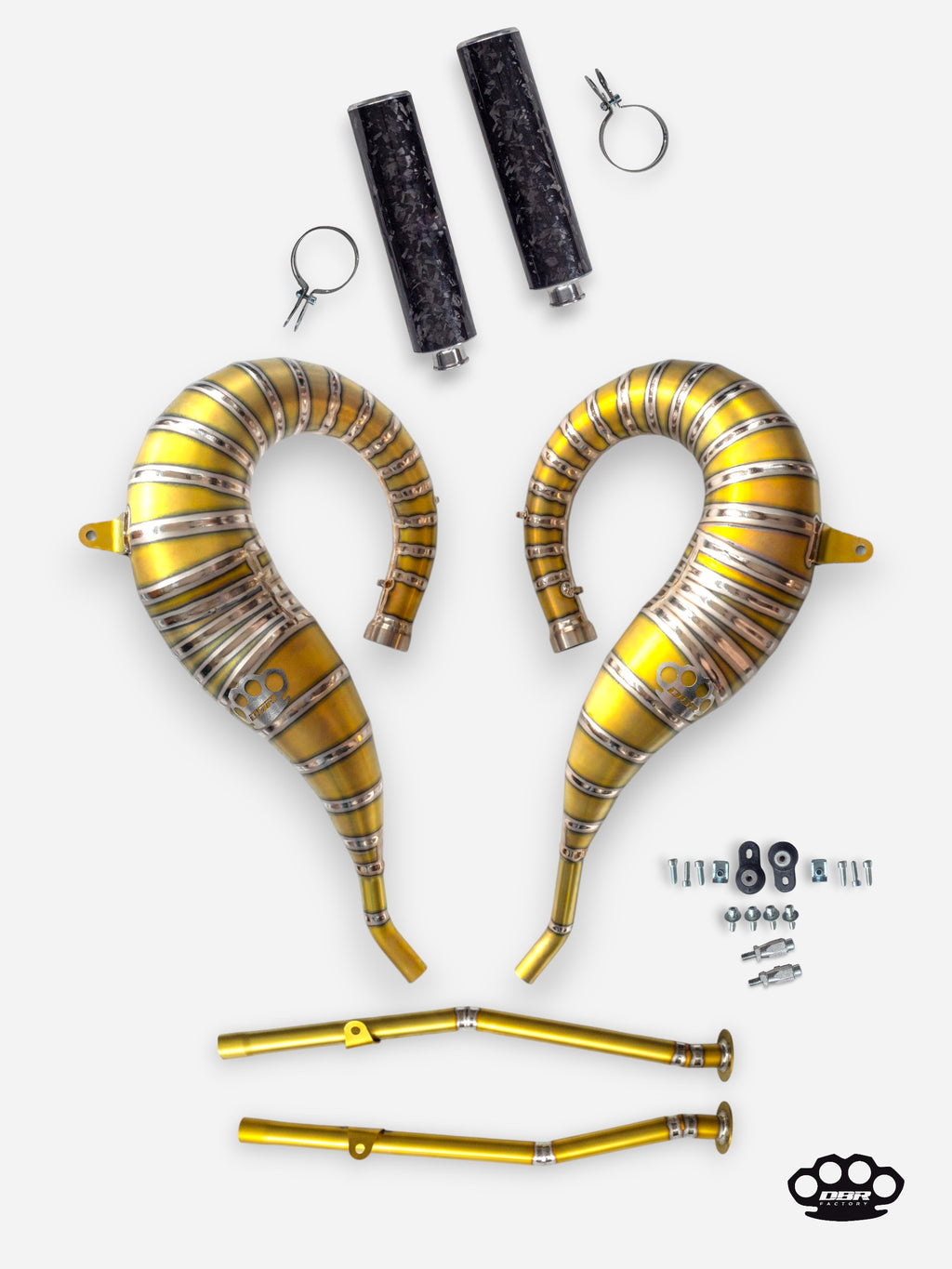 DBR Scarico Completo in Titanio per YAMAHA BANSHEE 350CC ATV 1988–2009 - DBR Factory