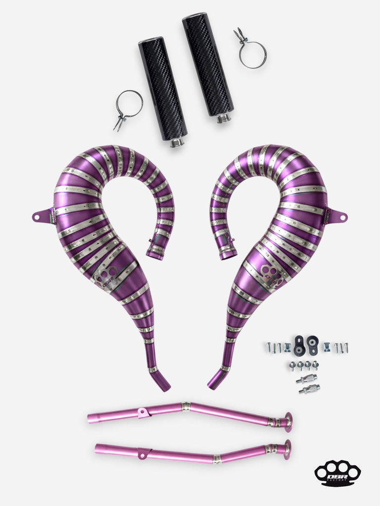 DBR Titan Komplettauspuff - Yamaha Banshee 350 1988-2009 | 350cc-470cc