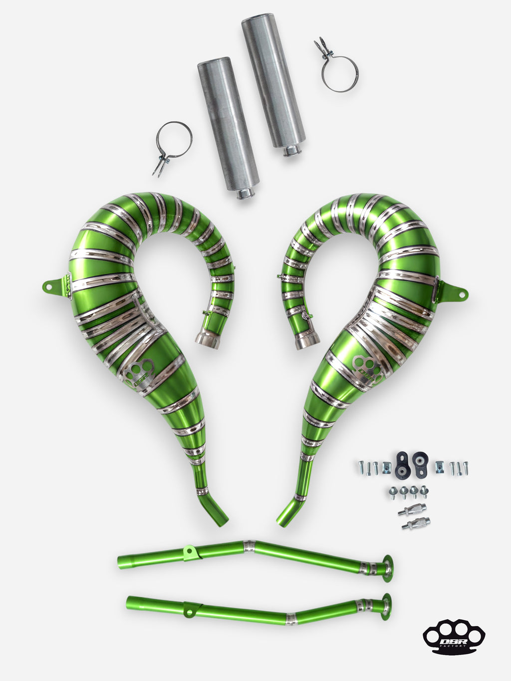 DBR Scarico Completo in Titanio per YAMAHA BANSHEE 350CC ATV 1988–2009 - DBR Factory