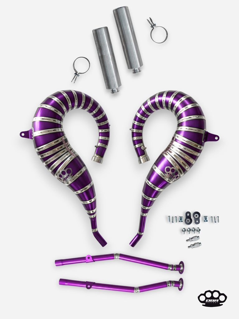 DBR Titan Komplettauspuff - Yamaha Banshee 350 1988-2009 | 350cc-470cc