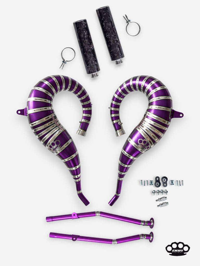 DBR Titan Komplettauspuff - Yamaha Banshee 350 1988-2009 | 350cc-470cc