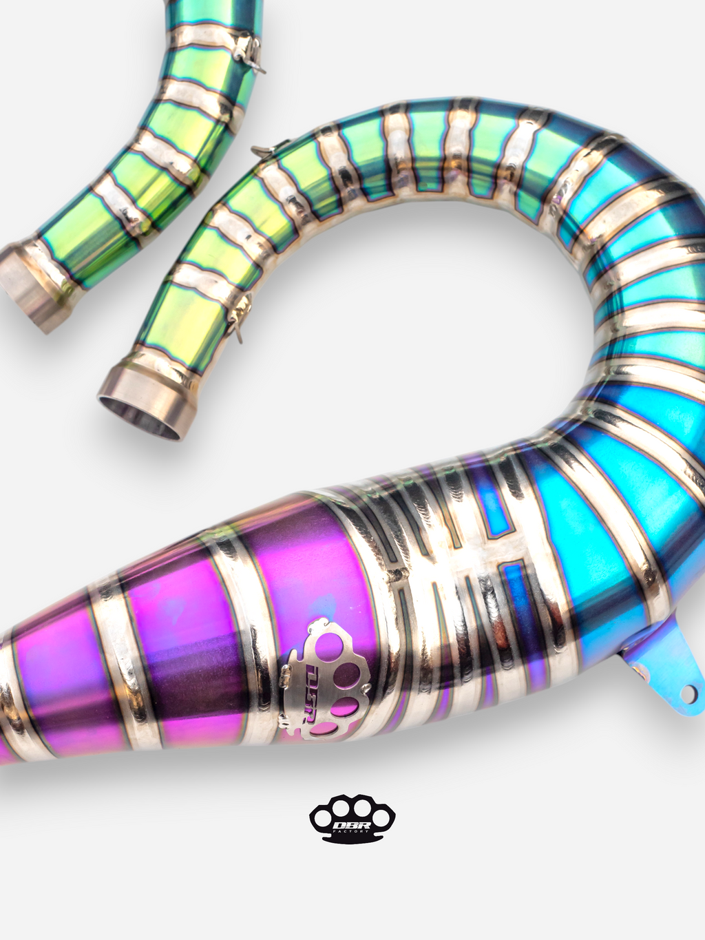 DBR Komplett-Titan-Auspuff für YAMAHA BANSHEE 350cc bis 470cc ATV 1988–2009