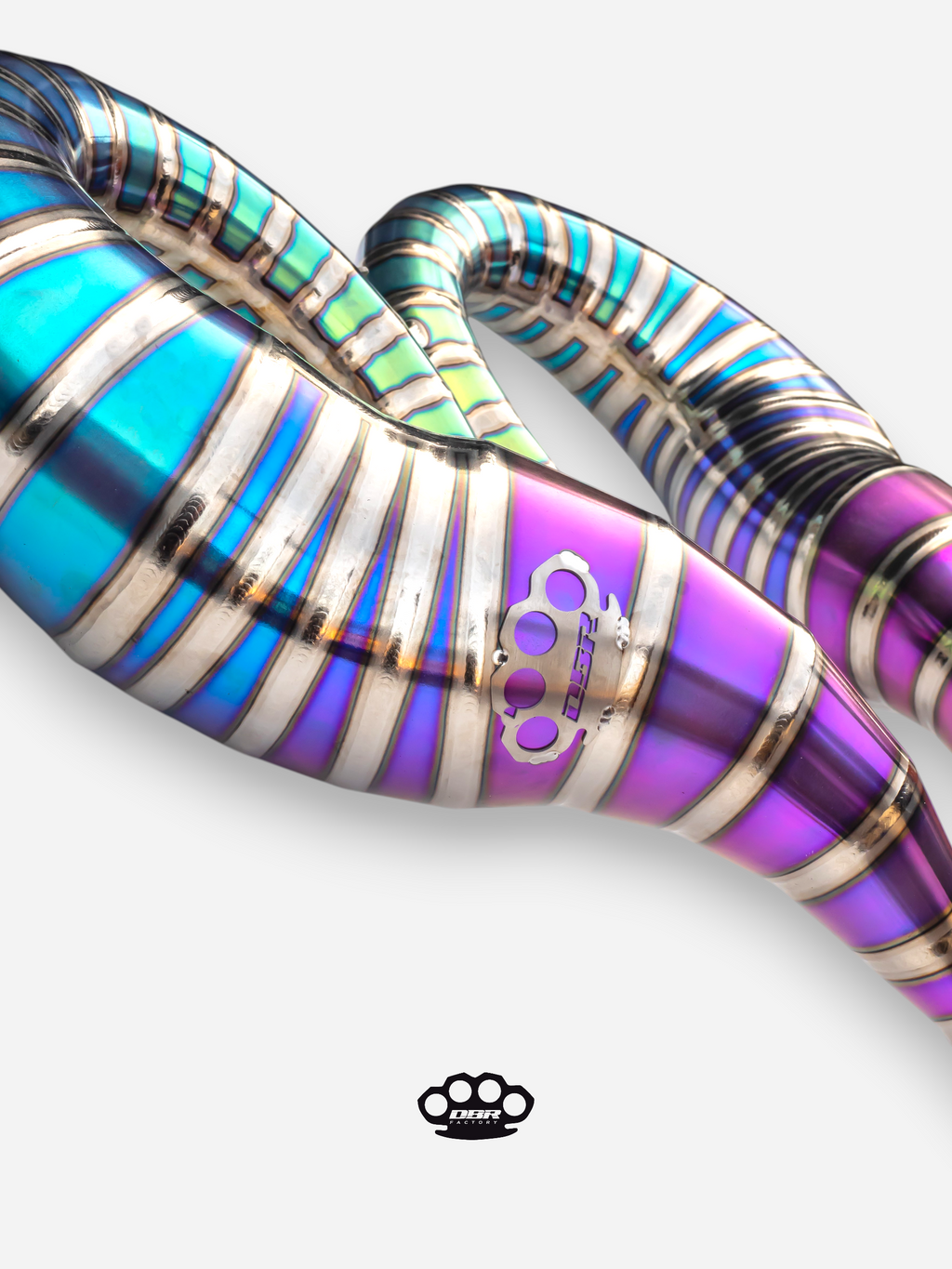 DBR Komplett-Titan-Auspuff für YAMAHA BANSHEE 350cc bis 470cc ATV 1988–2009