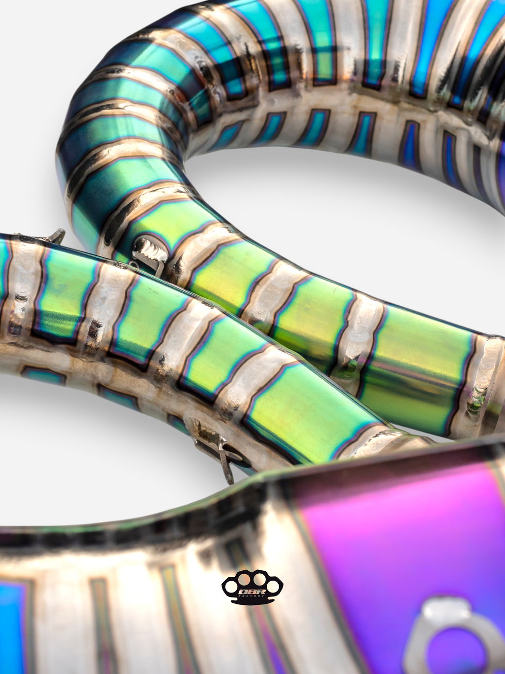 DBR Komplett-Titan-Auspuff für YAMAHA BANSHEE 350cc bis 470cc ATV 1988–2009