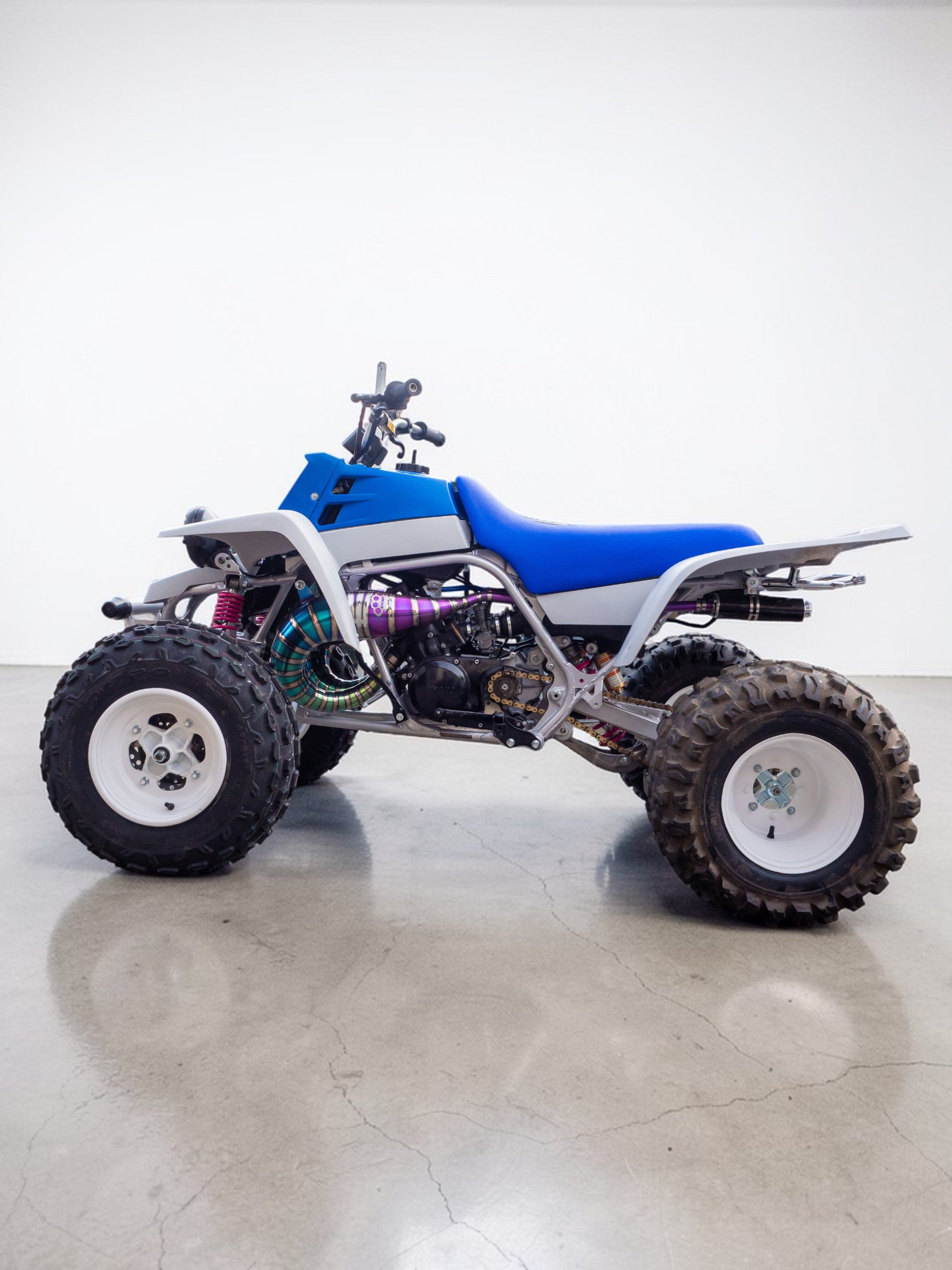 DBR Komplett-Titan-Auspuff für YAMAHA BANSHEE 350cc bis 470cc ATV 1988–2009