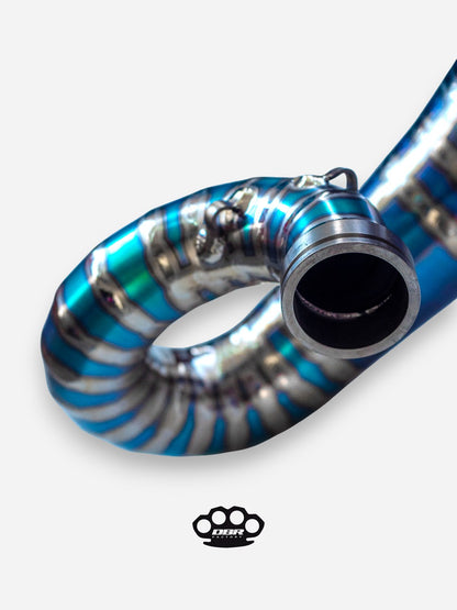 DBR Auspuff Off-Road 250/300cc Alto Titanium