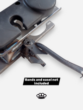 Lade das Bild im Gallery-Viewer, DBR Staffe di supporto cavalletto centrale per slitta rinforzata – A saldare - DBR Factory