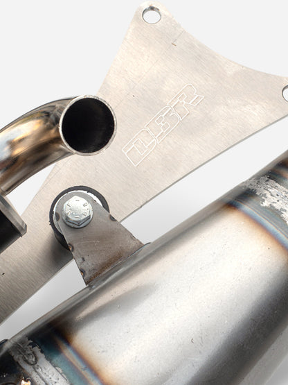 Marmitta DBR Minarelli Orizzontale - Zwischenrohr Auspuff 70cc