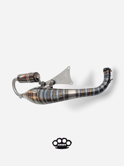 Marmitta DBR Minarelli Orizzontale - Scarico Over Trofeo 90-100cc