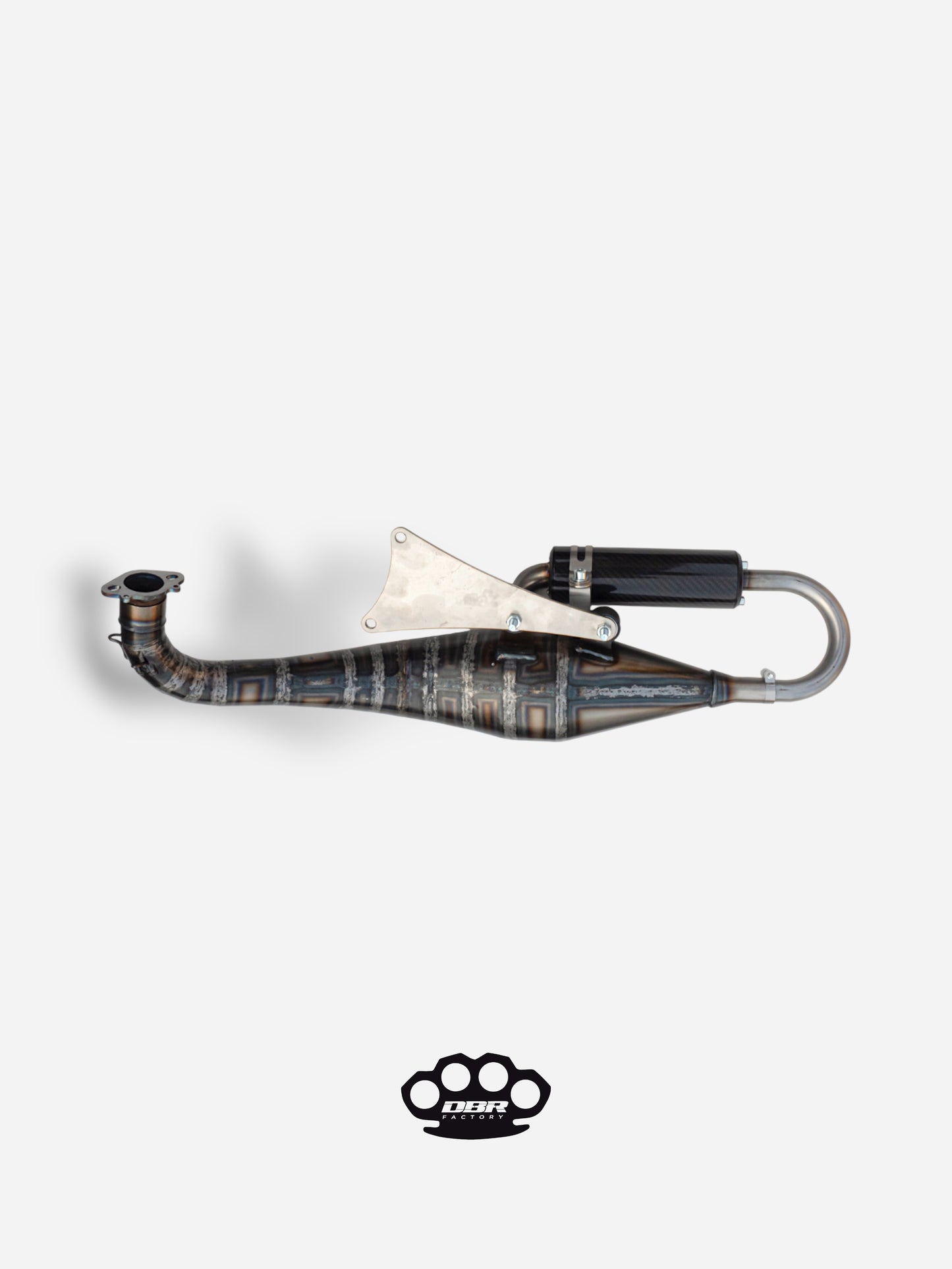 Marmitta DBR Minarelli Orizzontale - Trofeo Auspuff 70-89cc