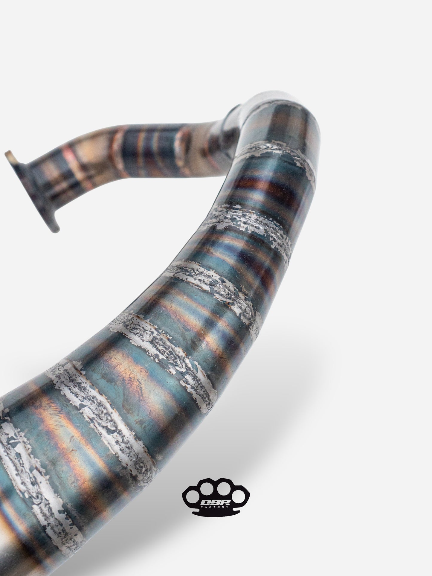 DBR Exhaust Minarelli Vertical Base - MBK Booster Spirit, Next Generation and Stunt - Yamaha Zuma and Slider