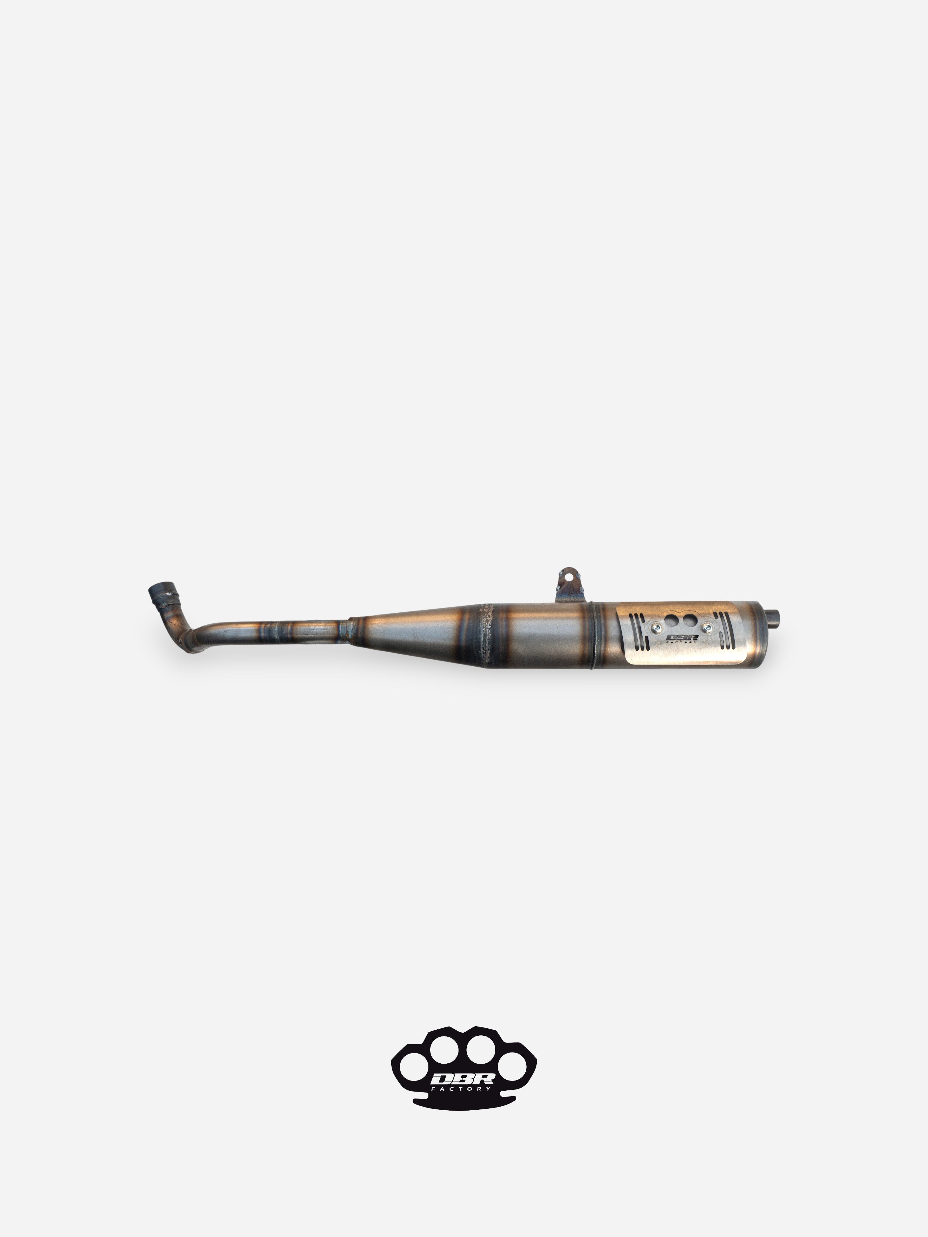 Marmitta DBR Silente - Scarico Sinistra Piaggio Boxer - DBR Factory