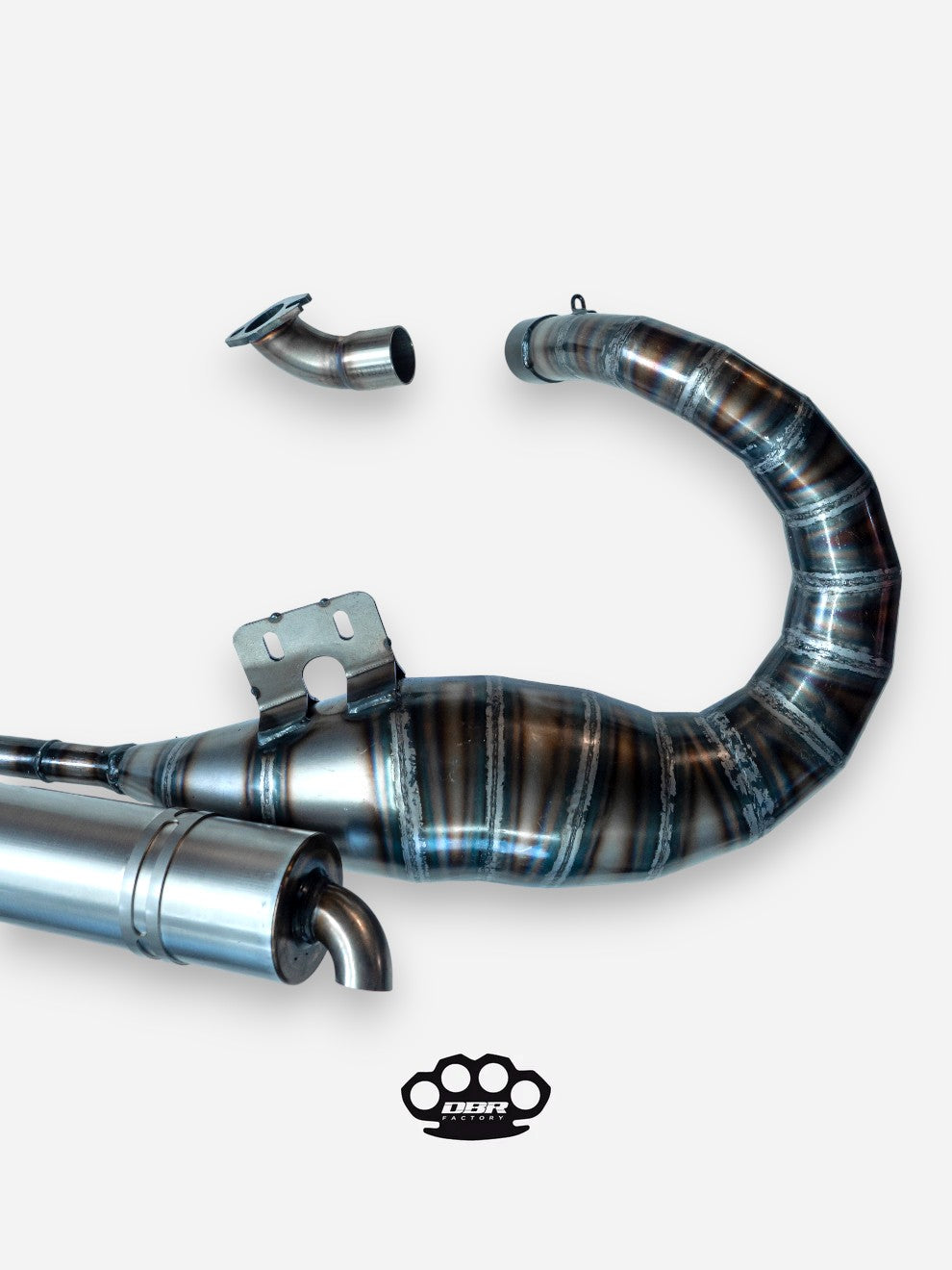 Racing Expansionsauspuff DBR VIPER für Vespa 50 - 90 - Special L N R - 125 Primavera ET3