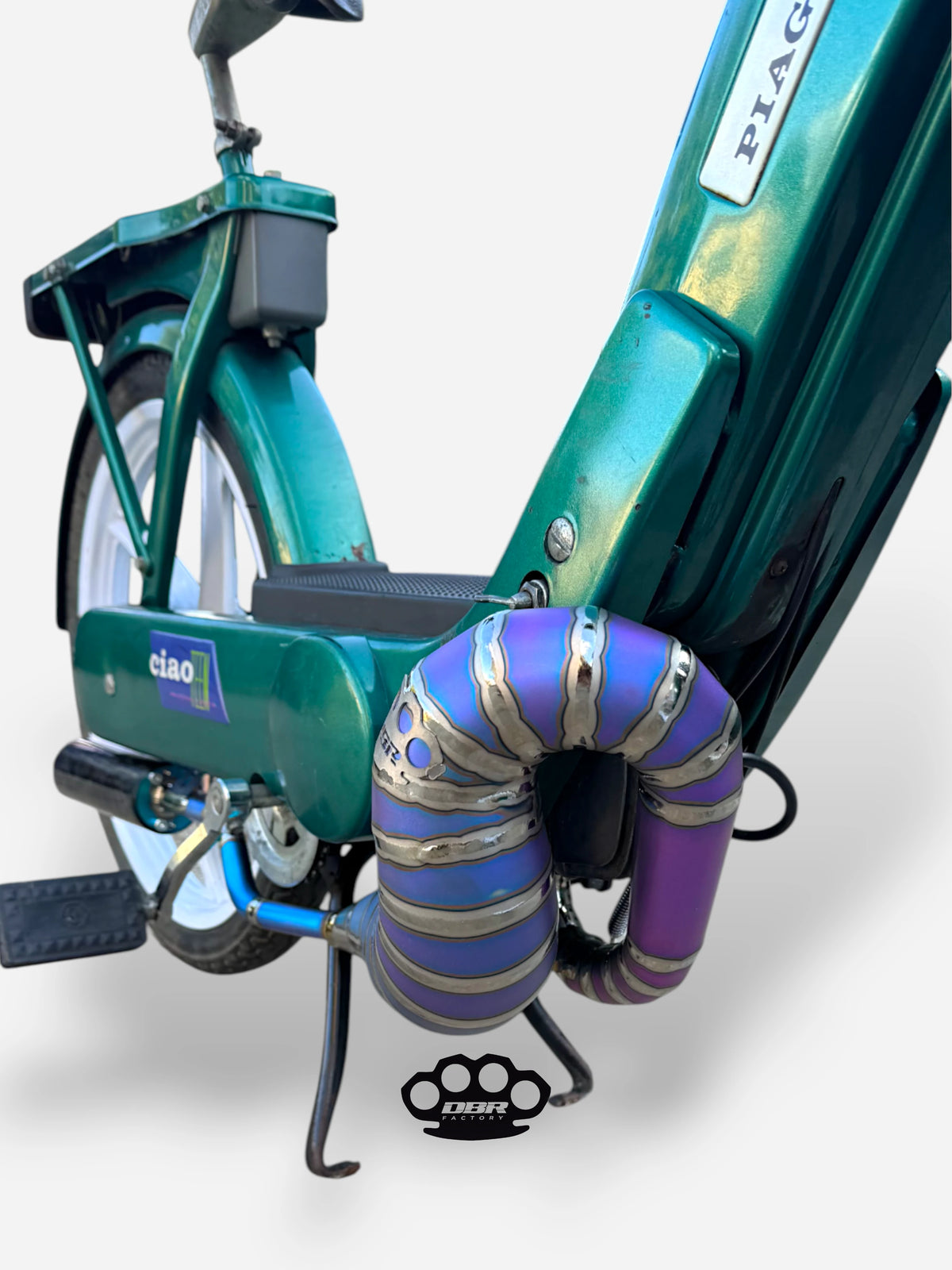 DBR Titan Wyvern Auspuff Multicolor - Vespa und Gilera