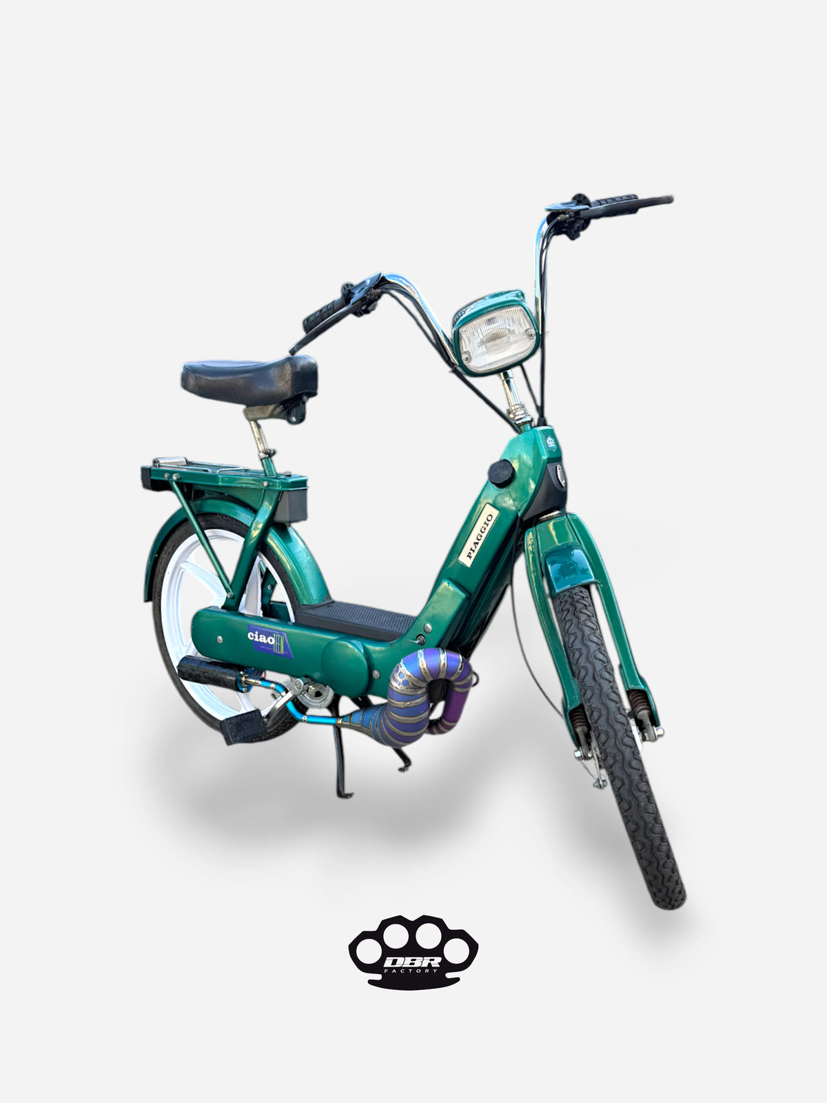 DBR Titan Wyvern Auspuff Multicolor - Vespa und Gilera