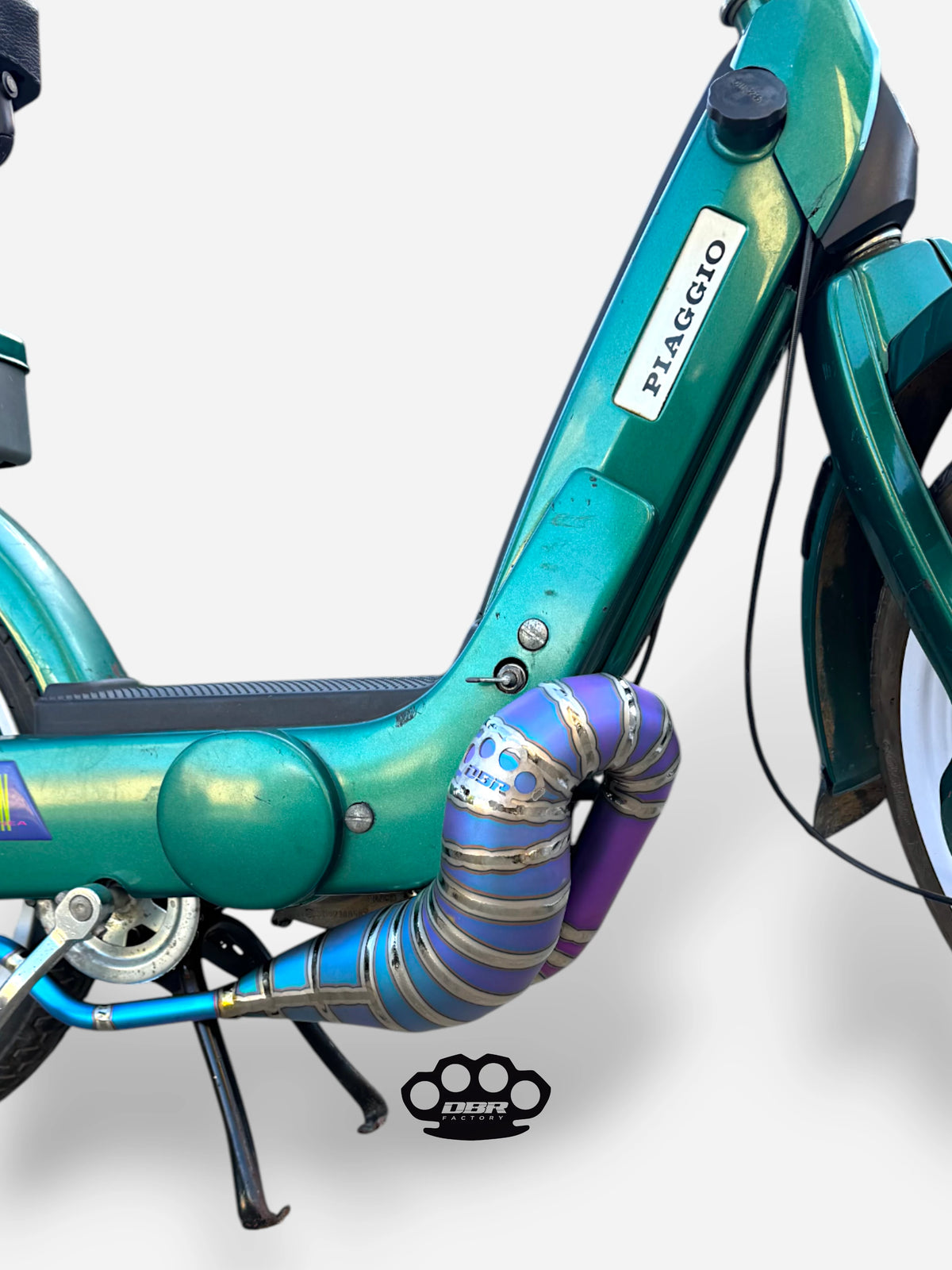 DBR Titan Wyvern Auspuff Multicolor - Vespa und Gilera