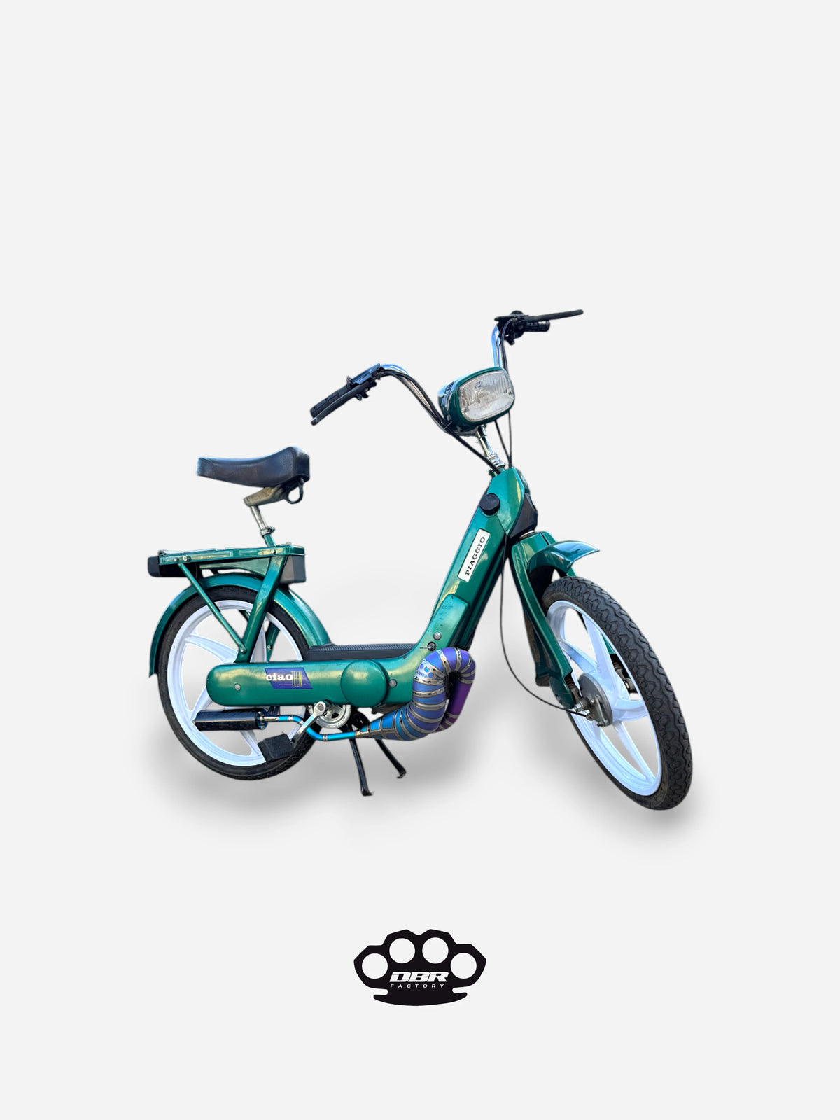 DBR Titan Wyvern Auspuff Multicolor - Vespa und Gilera