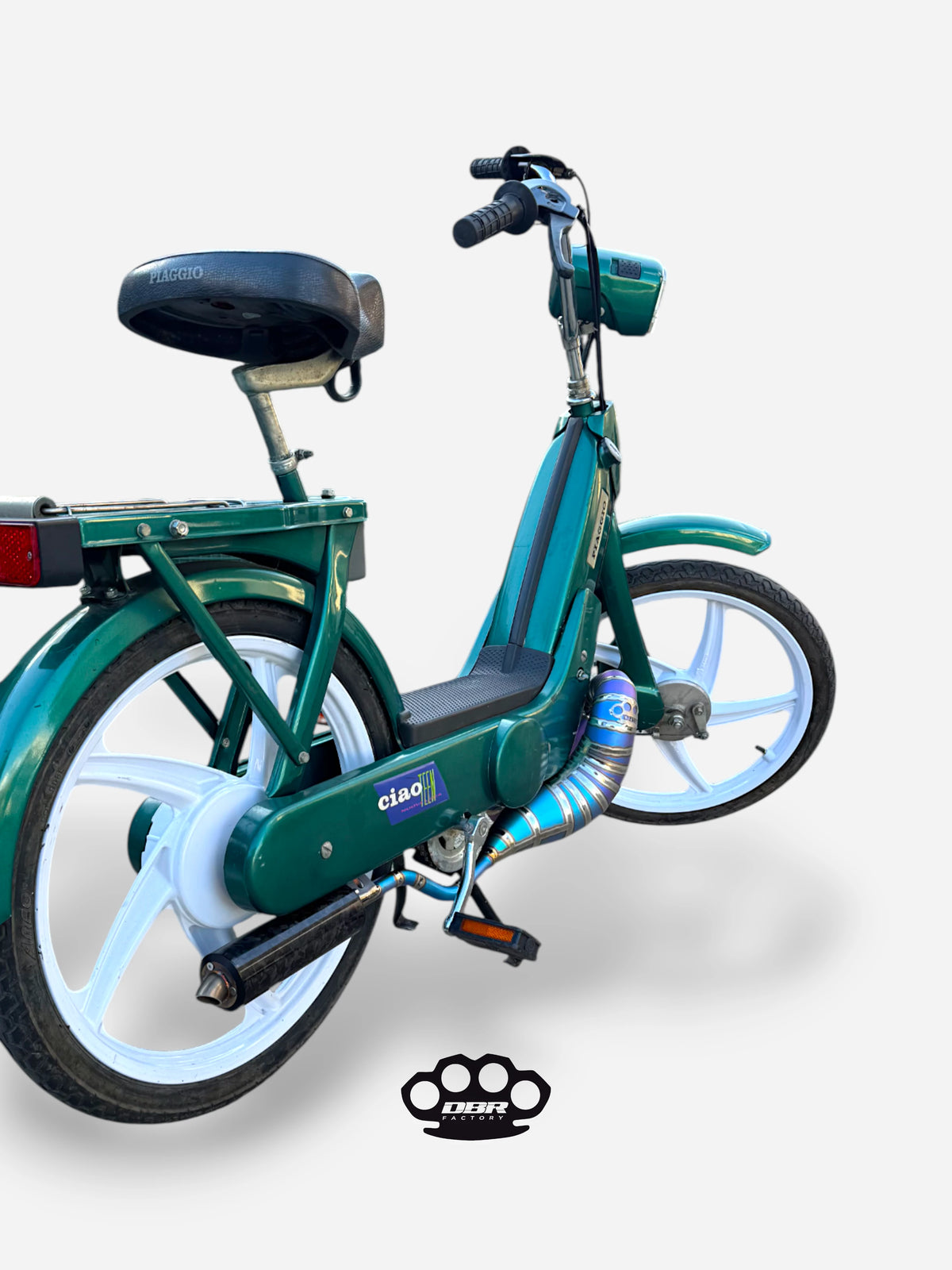 DBR Titan Wyvern Auspuff Multicolor - Vespa und Gilera