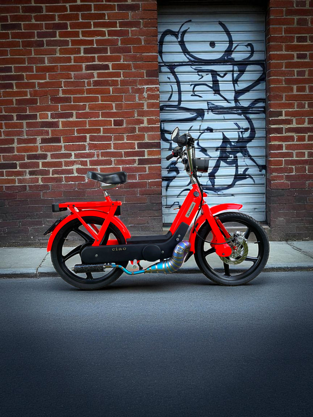 DBR Titan Wyvern Auspuff Multicolor - Vespa und Gilera