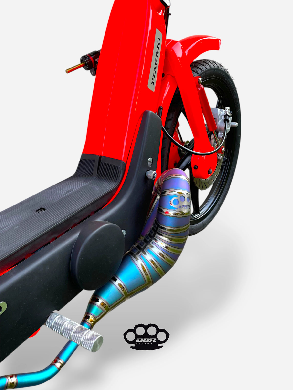 DBR Titan Wyvern Auspuff Multicolor - Vespa und Gilera