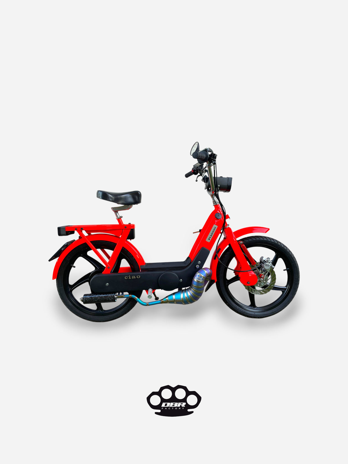 DBR Titan Wyvern Auspuff Multicolor - Vespa und Gilera