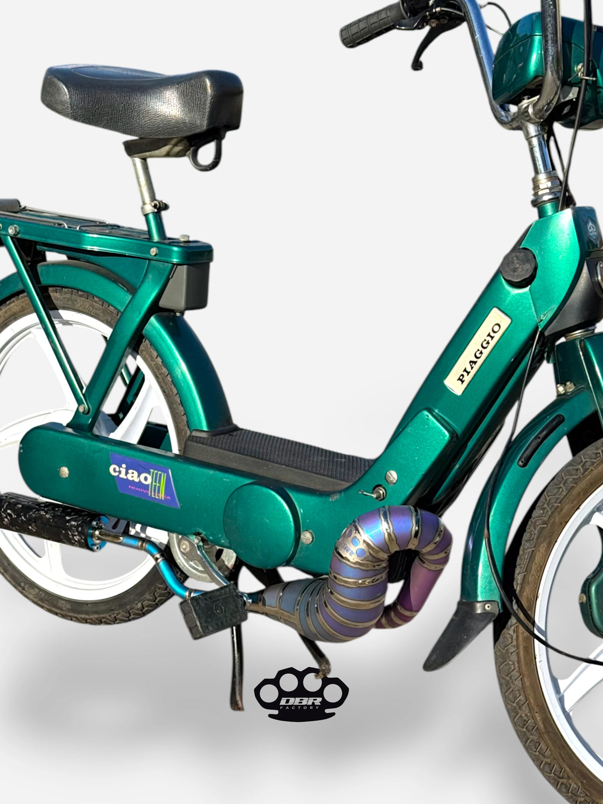 DBR Titan Wyvern Auspuff Multicolor - Vespa und Gilera