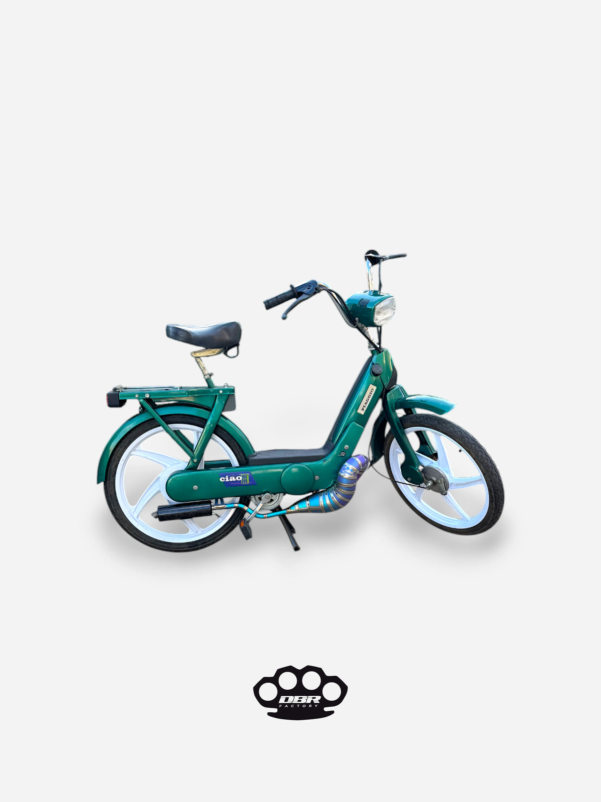 DBR Titan Wyvern Auspuff Multicolor - Vespa und Gilera