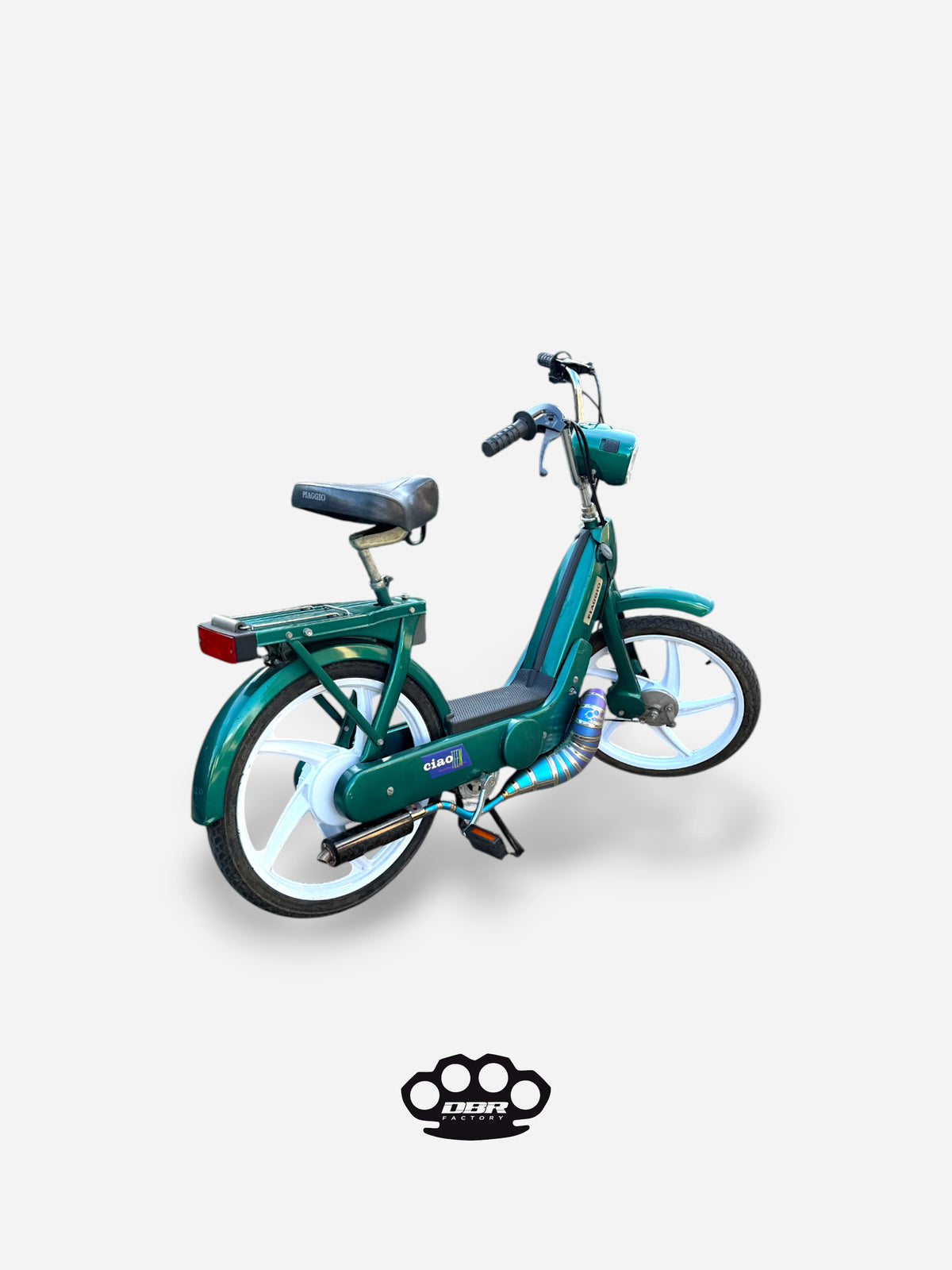 DBR Titan Wyvern Auspuff Multicolor - Vespa und Gilera