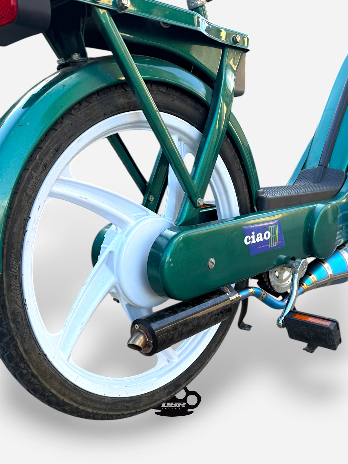 DBR Titan Wyvern Auspuff Multicolor - Vespa und Gilera