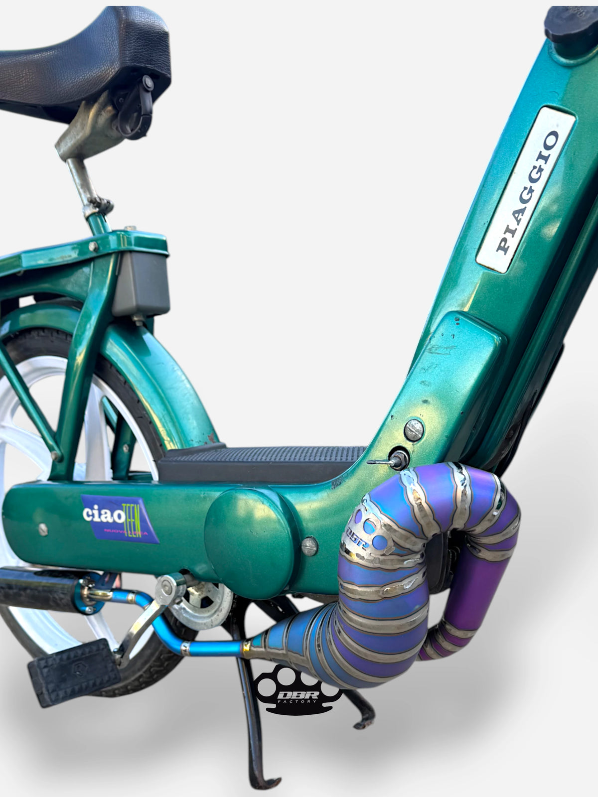 DBR Titan Wyvern Auspuff Multicolor - Vespa und Gilera