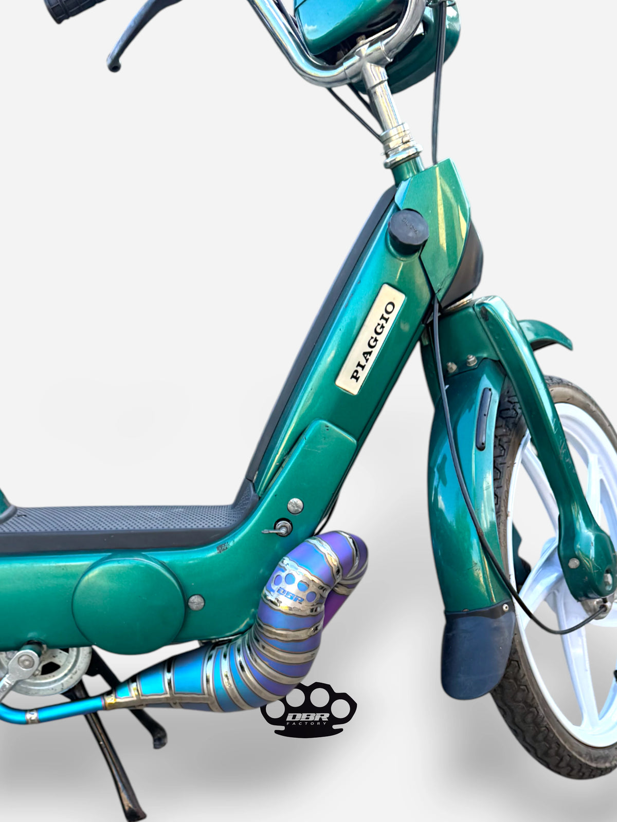 DBR Titan Wyvern Auspuff Multicolor - Vespa und Gilera