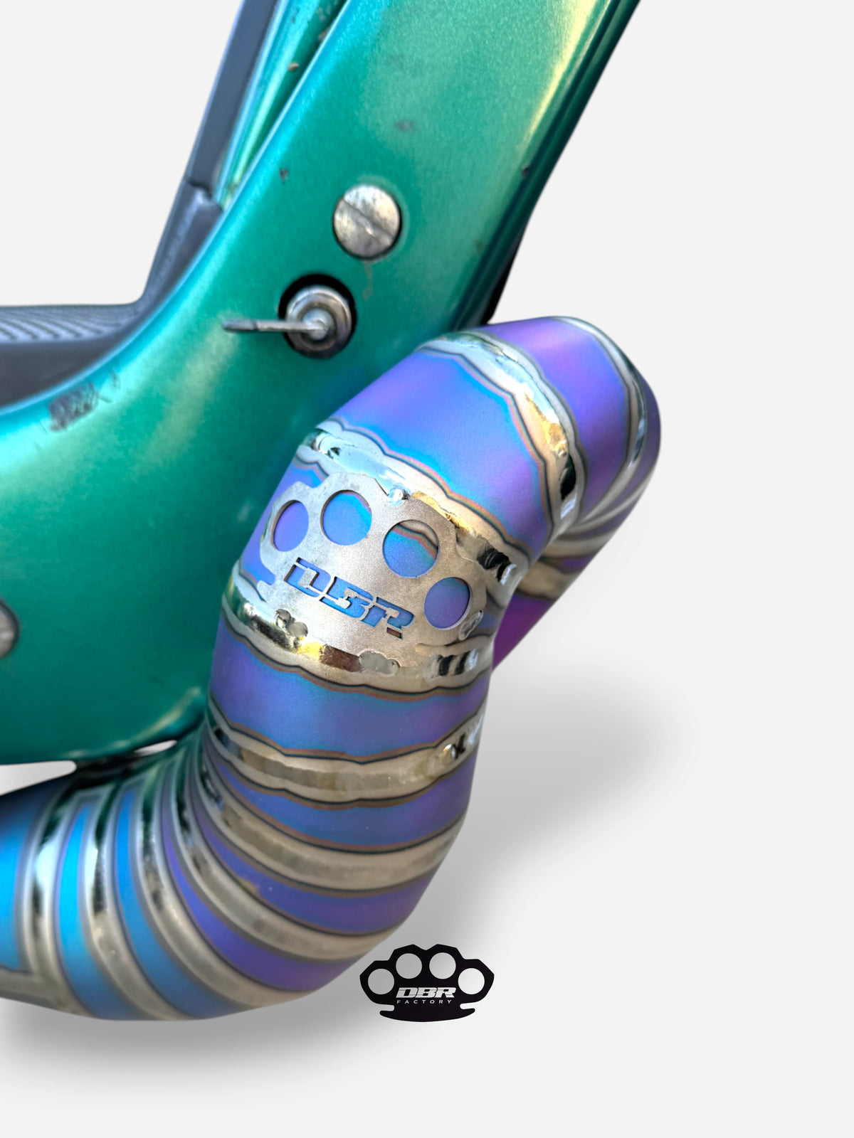 DBR Titan Wyvern Auspuff Multicolor - Vespa und Gilera