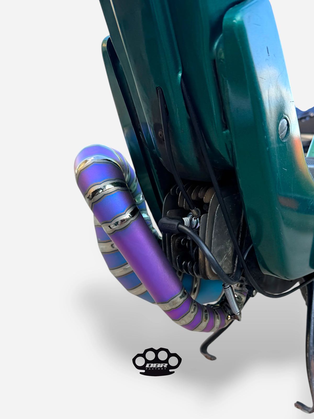 DBR Titan Wyvern Auspuff Multicolor - Vespa und Gilera