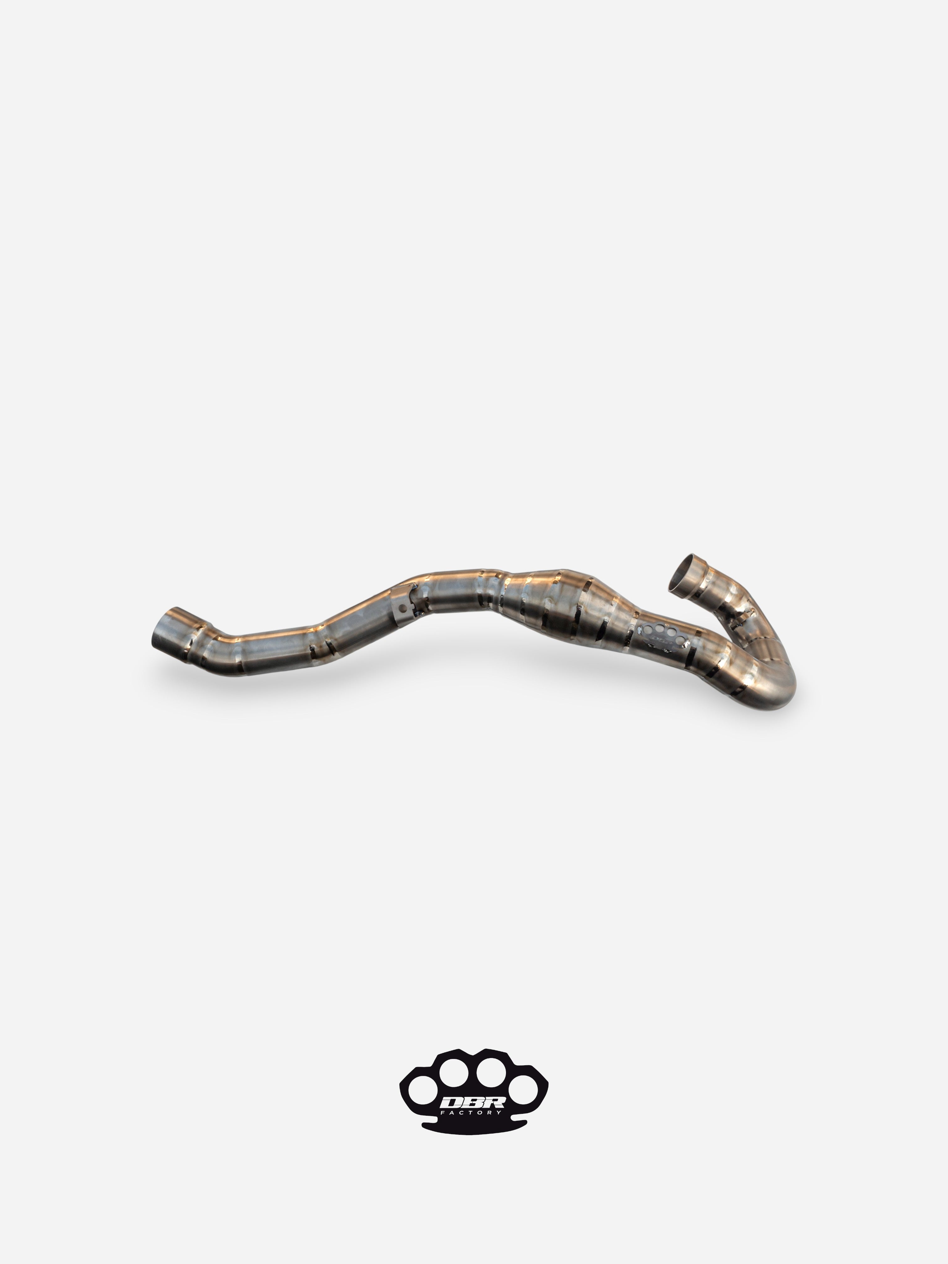 DBR 4T Titanium Auspuffkrümmer - KTM 450-530 (2008-2016), Husqvarna 450 FE/FC (2014-2016), Husaberg 450 FE/FC (2009-2014)