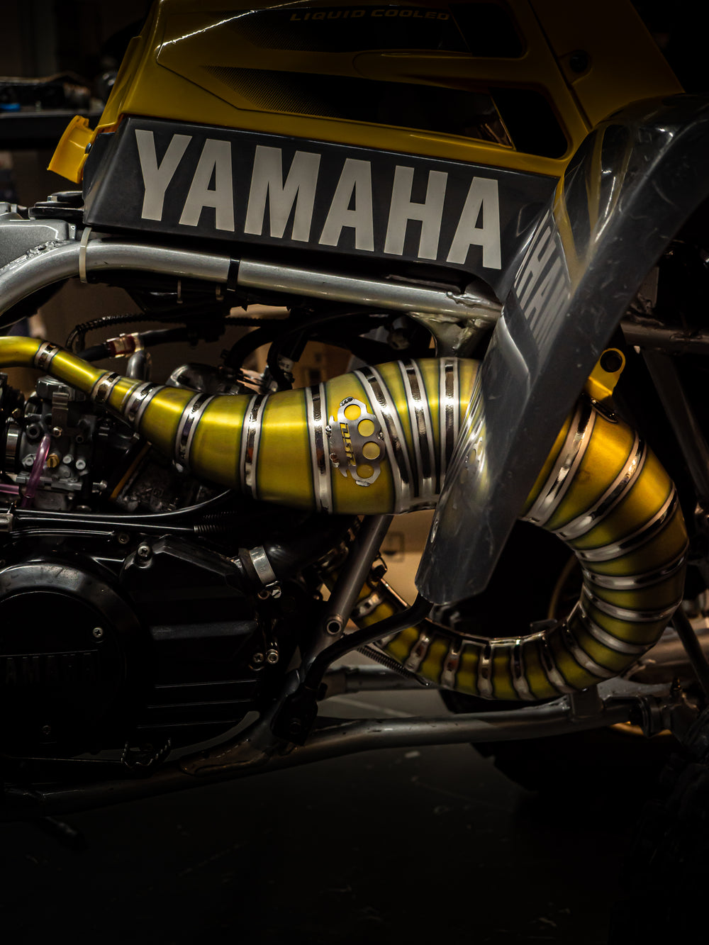 DBR Titan Komplettauspuff - Yamaha Banshee 350 1988-2009 | 350cc-470cc