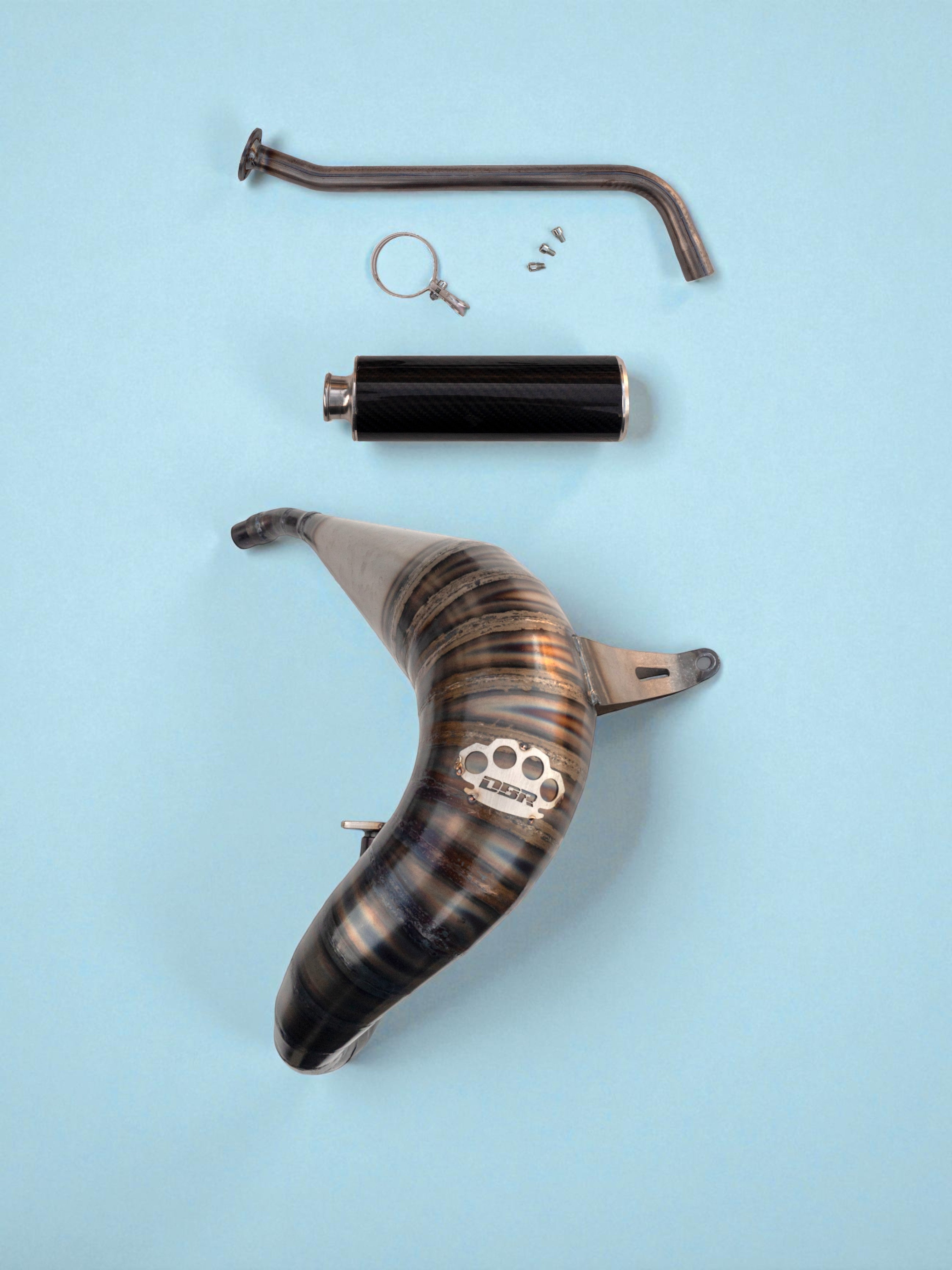 Komplette DBR Auspuffanlage für YAMAHA BLASTER 200cc ATV 1988–2009