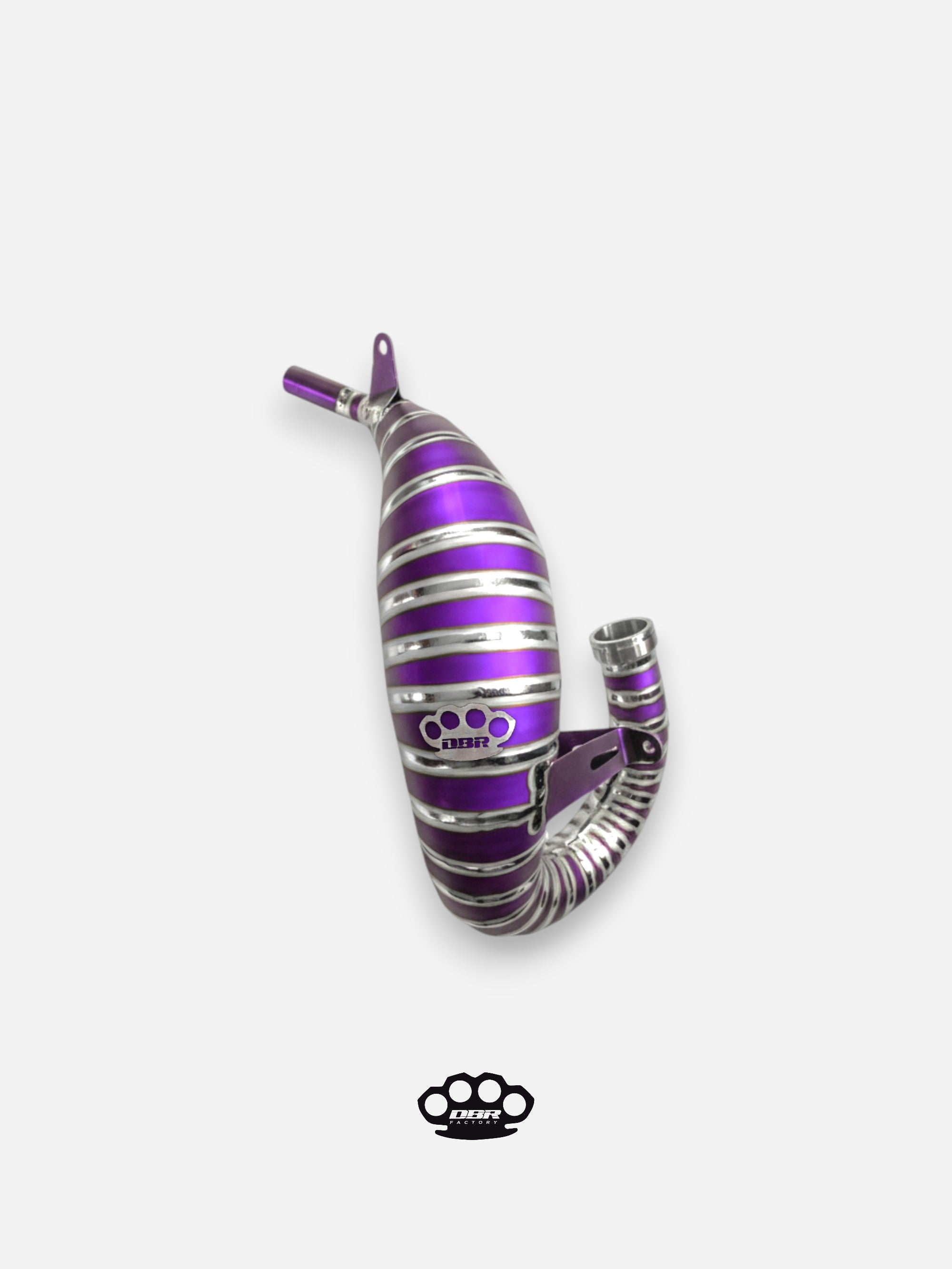 DBR Off-Road 125/150cc Titanium Auspuff Hoch - Bauch