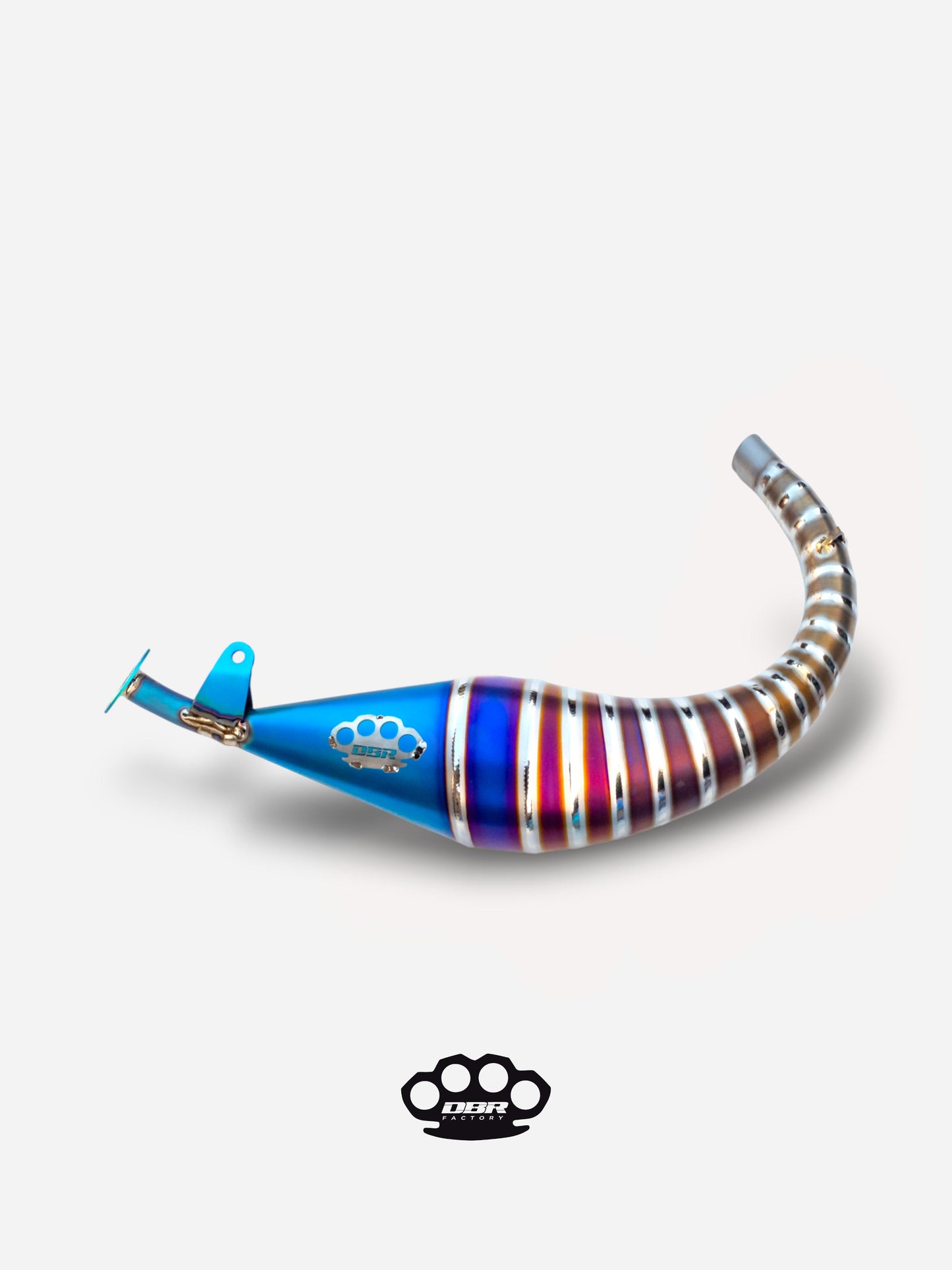 Exhaust DBR 50/100cc Superfast Low Titanium