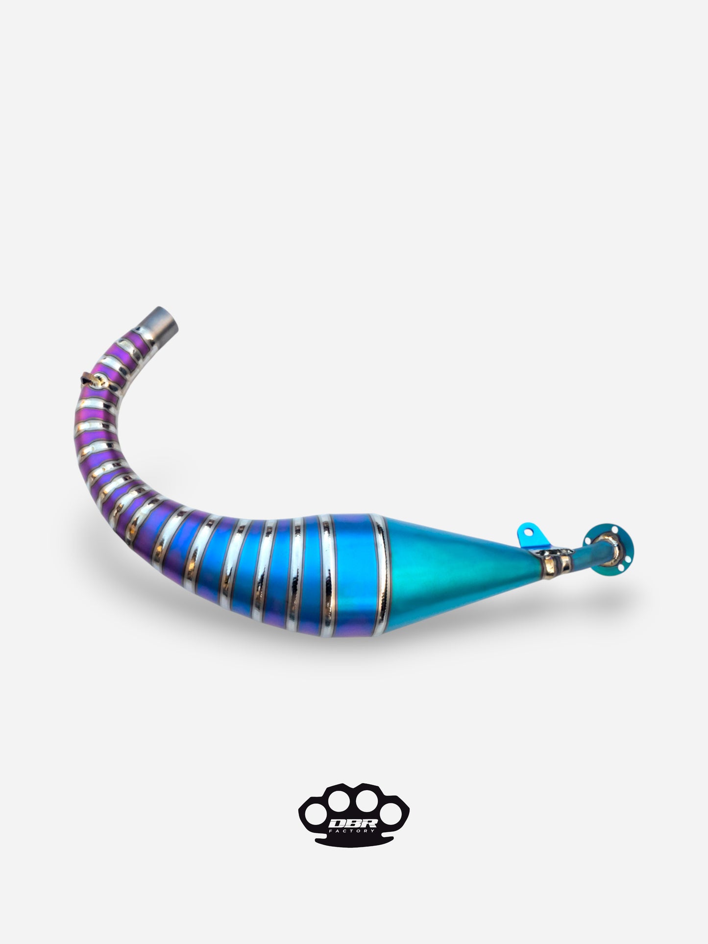 Exhaust DBR 50/100cc Superfast Low Titanium